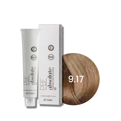BY FAMA ABSOLUTE profesjonalna trwała farba do włosów 80 ml | 9.17
