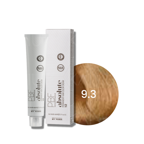 BY FAMA ABSOLUTE profesjonalna trwała farba do włosów 80 ml | 9.3