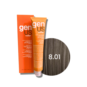GENUS COLOR trwała farba do włosów krem koloryzujący 100 ml| 8.01
