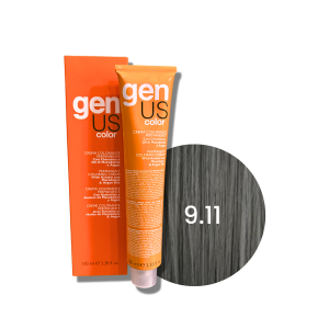 GENUS COLOR trwała farba do włosów krem koloryzujący 100 ml| 9.11