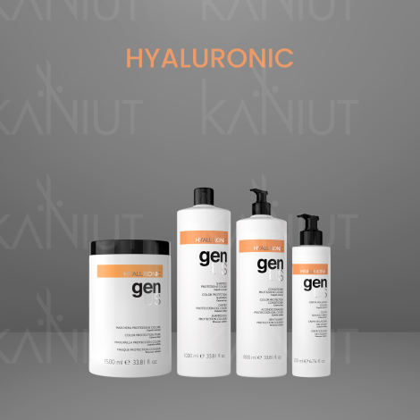 GENUS HYALURONIC szampon wygładzający do włosów farbowanych 15 ml - 4