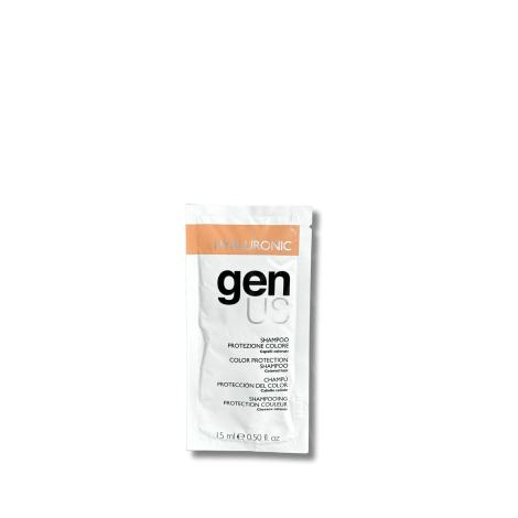 GENUS HYALURONIC szampon wygładzający do włosów farbowanych 15 ml