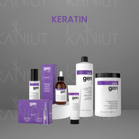 GENUS KERATIN szampon regenerujący do włosów uszkodzonych 15 ml - 4