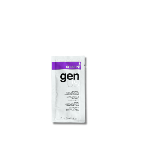 GENUS KERATIN szampon regenerujący do włosów uszkodzonych 15 ml