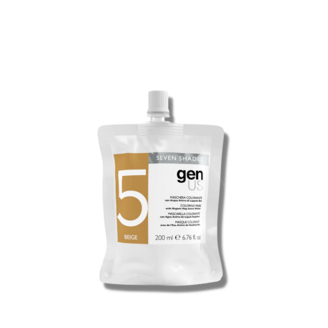 GENUS SEVEN SHADES maska koloryzująca z wodą organiczną 200 ml | Beige
