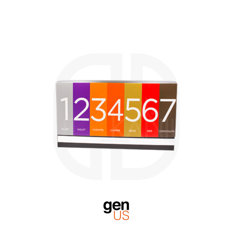 GENUS SEVEN SHADES maska koloryzująca z wodą organiczną 200 ml | Red - 5