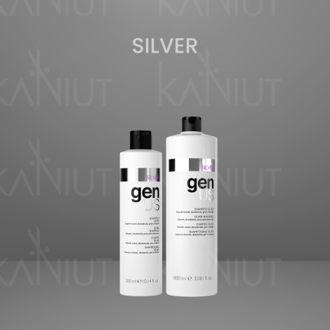 GENUS SILVER szampon do włosów neutralizujący żółty kolor 1000 ml - 4