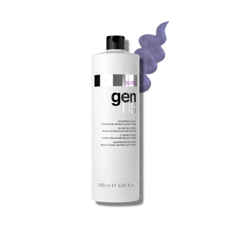GENUS SILVER szampon do włosów neutralizujący żółty kolor 1000 ml - 2
