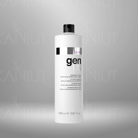 GENUS SILVER szampon do włosów neutralizujący żółty kolor 1000 ml - 3