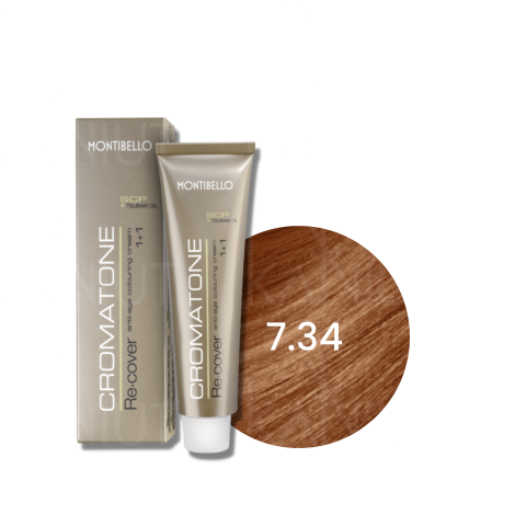 MONTIBELLO CROMATONE RECOVER trwała farba do włosów 60 ml | 7.34