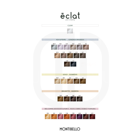 MONTIBELLO ECLAT półtrwała kwaśna farba bez amoniaku 60 ml | 10.3 - 9