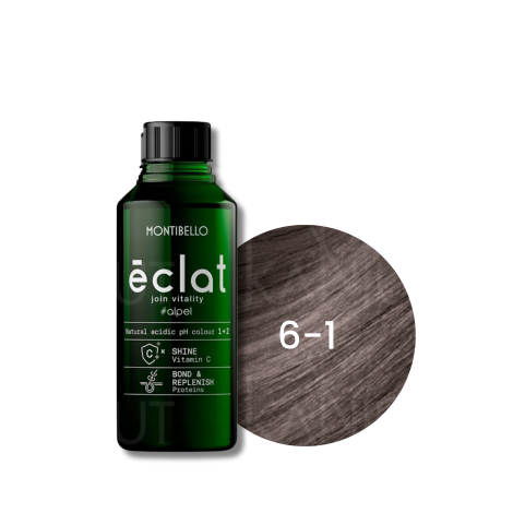 MONTIBELLO ECLAT półtrwała kwaśna farba bez amoniaku 60 ml | 6.1
