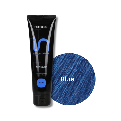 MONTIBELLO IN FLASHY COLOURS żel koloryzujący do włosów 150 ml | Blue