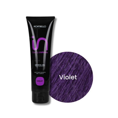 MONTIBELLO IN FLASHY COLOURS żel koloryzujący do włosów 150 ml | Violet