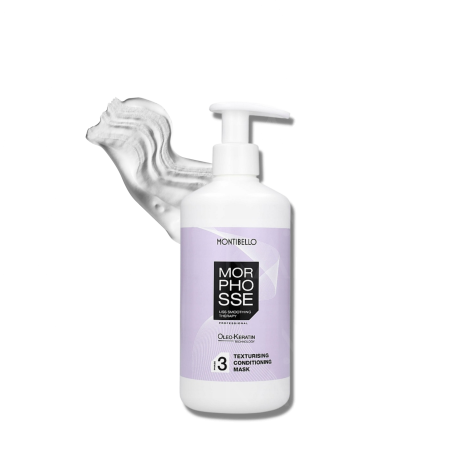 MONTIBELLO MORPHOSSE 3 maska kondycjonująca keratynowe prostowanie 500 ml - 2