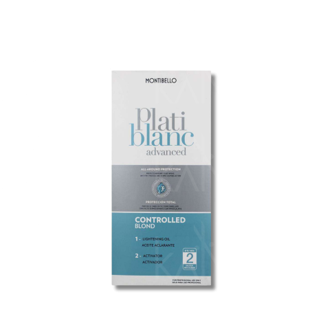 MONTIBELLO PLATIBLANC Controlled Blond zestaw rozjaśniający 200 ml + 400 ml - 3