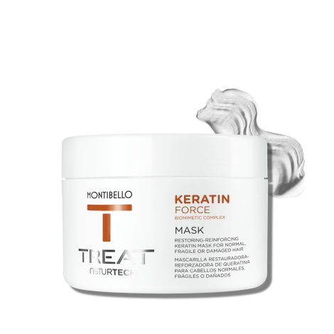 MONTIBELLO TREAT NATURTECH Keratin Force maska do włosów 200 ml - 2