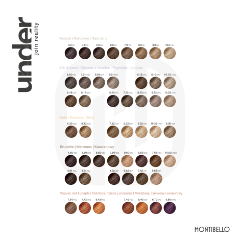 MONTIBELLO UNDER trwała wegańska farba do włosów 60 ml | 10.23 - 9