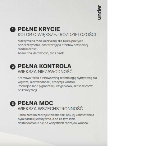 MONTIBELLO UNDER trwała wegańska farba do włosów 60 ml | 7.60 - 5