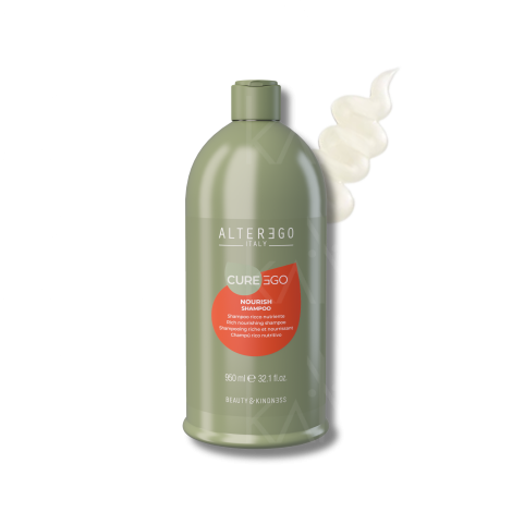 ALTER EGO CUREEGO Nourish szampon regenerujący do włosów osłabionych 950 ml - 2