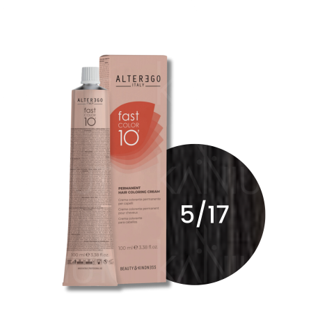 ALTER EGO FAST COLOR 10 MINUT trwała farba krem koloryzujący 100 ml | 5/17