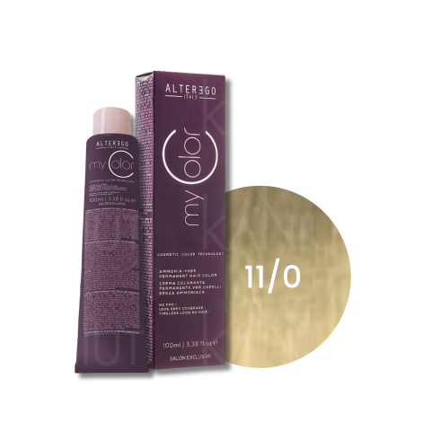 ALTER EGO MY COLOR trwała farba do włosów bez amoniaku 100 ml | 11/0