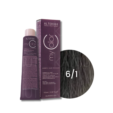ALTER EGO MY COLOR trwała farba do włosów bez amoniaku 100 ml | 6/1