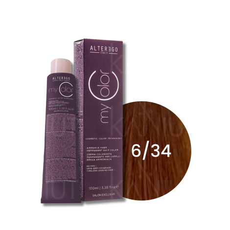 ALTER EGO MY COLOR trwała farba do włosów bez amoniaku 100 ml | 6/34