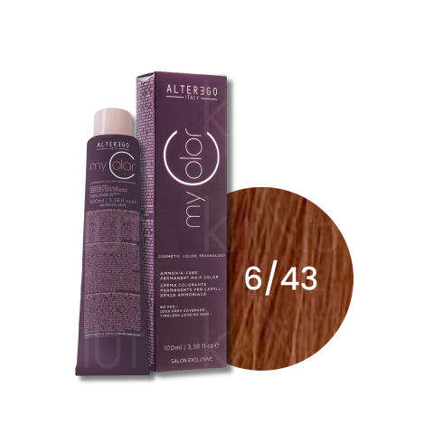 ALTER EGO MY COLOR trwała farba do włosów bez amoniaku 100 ml | 6/43