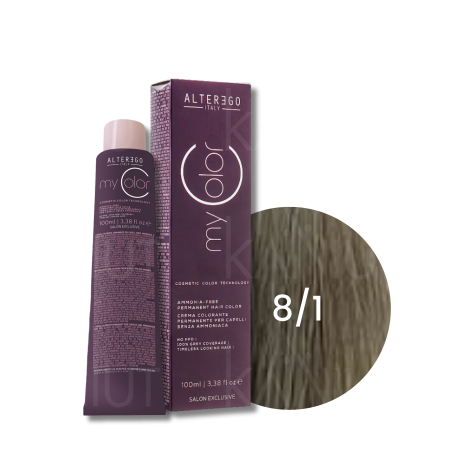 ALTER EGO MY COLOR trwała farba do włosów bez amoniaku 100 ml | 8/1