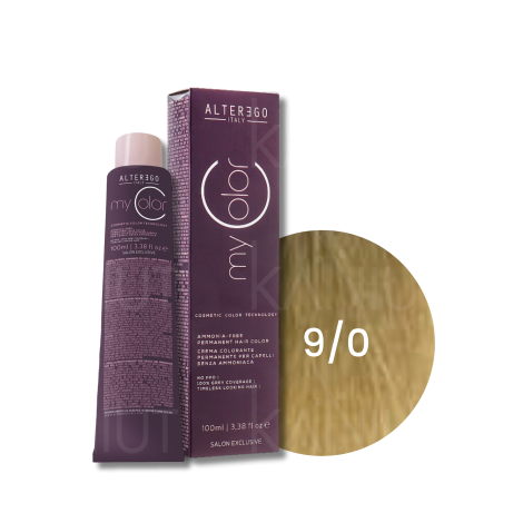 ALTER EGO MY COLOR trwała farba do włosów bez amoniaku 100 ml | 9/0