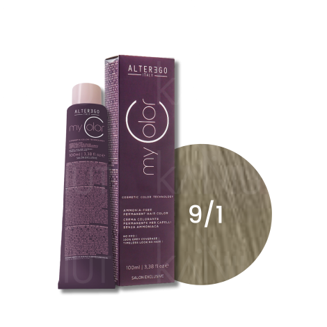 ALTER EGO MY COLOR trwała farba do włosów bez amoniaku 100 ml | 9/1
