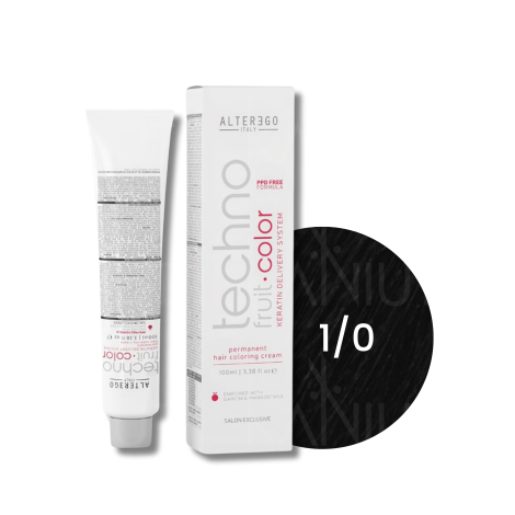 ALTER EGO TECHNOFRUIT trwała farba do włosów z keratyną 100 ml | 1/0