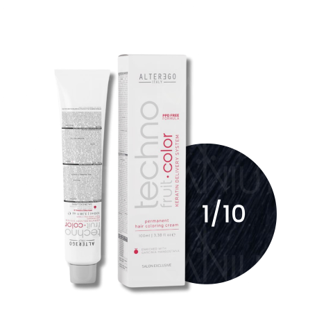 ALTER EGO TECHNOFRUIT trwała farba do włosów z keratyną 100 ml | 1/10