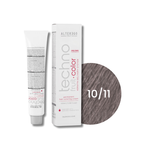 ALTER EGO TECHNOFRUIT trwała farba do włosów z keratyną 100 ml | 10/11
