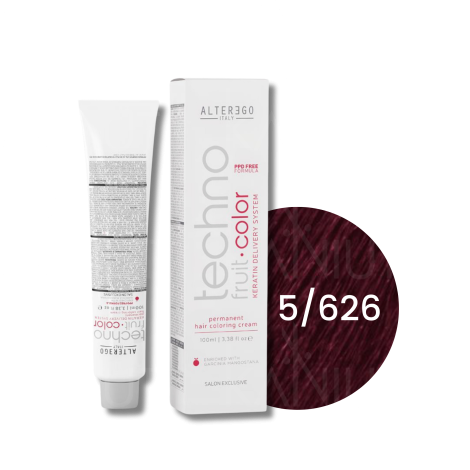 ALTER EGO TECHNOFRUIT trwała farba do włosów z keratyną 100 ml | 5/626
