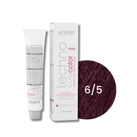 ALTER EGO TECHNOFRUIT trwała farba do włosów z keratyną 100 ml | 6/5