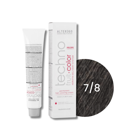 ALTER EGO TECHNOFRUIT trwała farba do włosów z keratyną 100 ml | 7/8