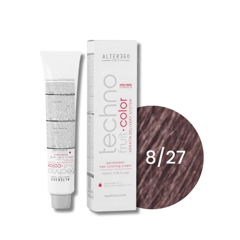 ALTER EGO TECHNOFRUIT trwała farba do włosów z keratyną 100 ml | 8/27