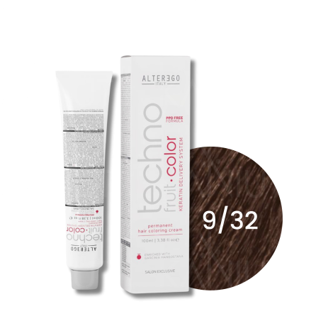 ALTER EGO TECHNOFRUIT trwała farba do włosów z keratyną 100 ml | 9/32