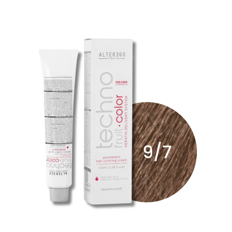 ALTER EGO TECHNOFRUIT trwała farba do włosów z keratyną 100 ml | 9/7