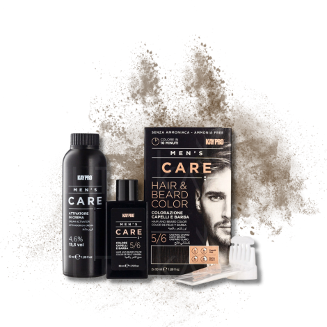 KAYPRO MEN'S CARE odsiwiacz do farbowania włosów i brody | 5-6 Jasny Brąz - 2