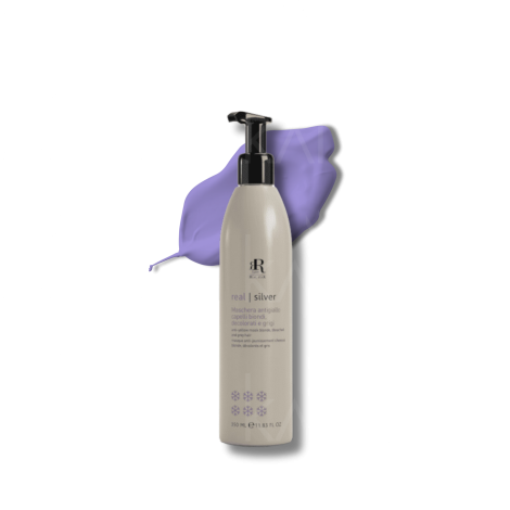 RR LINE REAL SILVER maska przeciw żółtym tonom do włosów blond 350 ml - 2