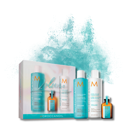 MOROCCANOIL VOLUME zestaw | szampon + odżywka + olejek light + balsam - 2