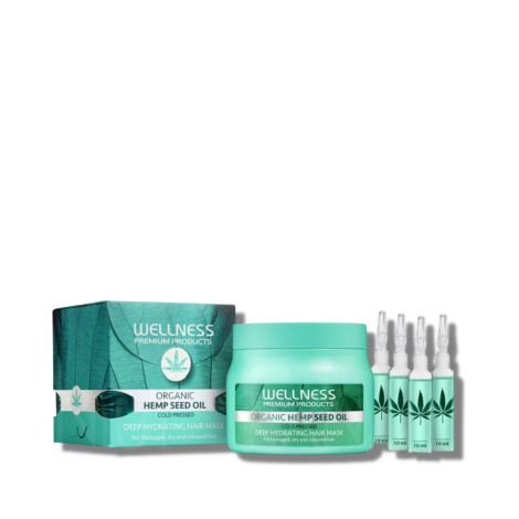 WELLNESS PREMIUM DEEP HYDRATING maska nawilżająca 500 ml + 4 ampułki