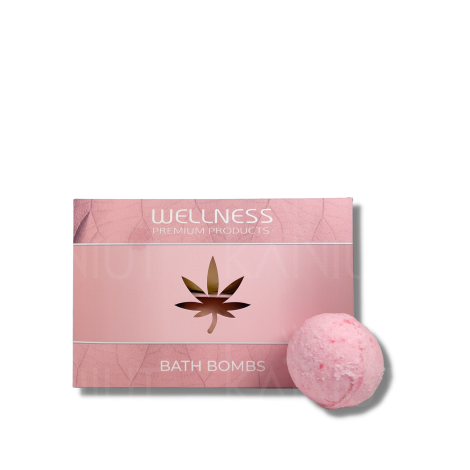 WELLNESS PREMIUM zestaw kul do kąpieli 6 szt. | Różowe