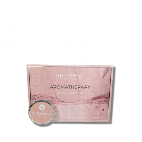 WELLNESS PREMIUM zestaw tabletek pod prysznic 6 szt. | Różowe