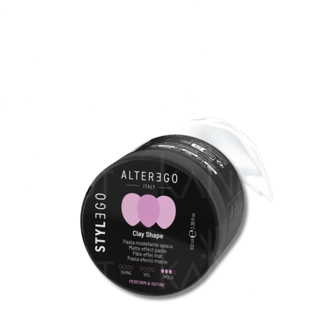 ALTER EGO STYLEGO Clay Shape matowa pasta modelująca do włosów 100 ml - 2