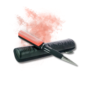 KENT SALON KS09 szczotka do włosów 7-rzędowa ze szpikulcem + etui - image 2