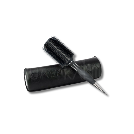 KENT SALON XL okrągła szczotka do włosów ze szpikulcem + etui